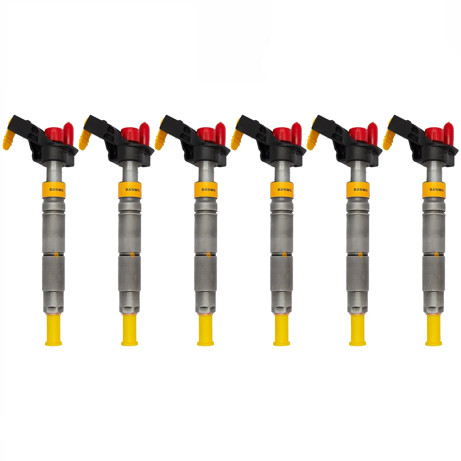 6x Bosch 445115064 Einspritzdüse für Mercedes, Jeep, Chrysler 3.0 CDI