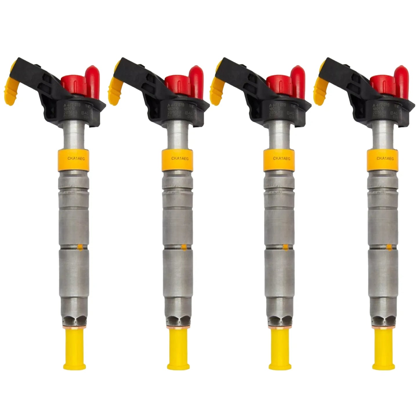 4x BOSCH Einspritzdüse (0445116026/0445116028) für Mercedes-Benz V6 Diesel