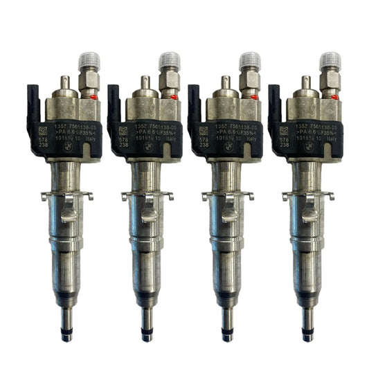 4x Einspritzdüse VDO 13537589048-06 13537565138 N43 N53 BMW Benzin