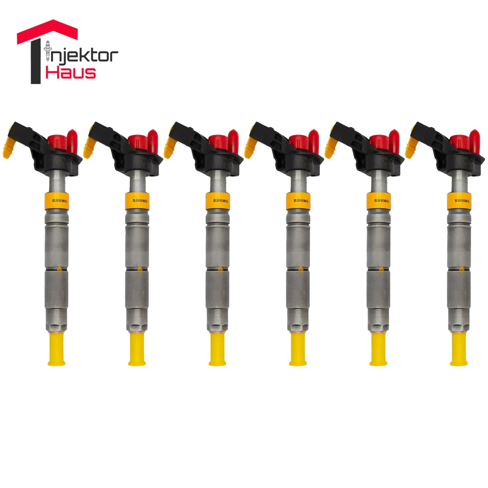 6x Bosch 445115064 Einspritzdüse für Mercedes, Jeep, Chrysler 3.0 CDI