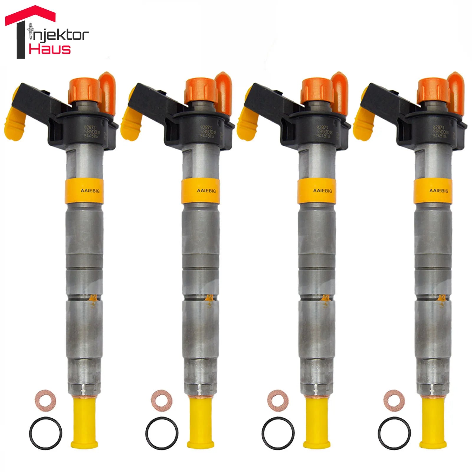 4x Original BOSCH Einspritzdüse für BMW 1er 3er 5er X3 - 0445116001 Injektor