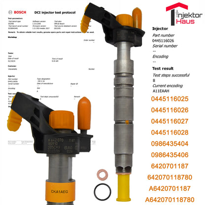 BOSCH Einspritzdüse (0445116026/0445116028) für Mercedes-Benz V6 Diesel