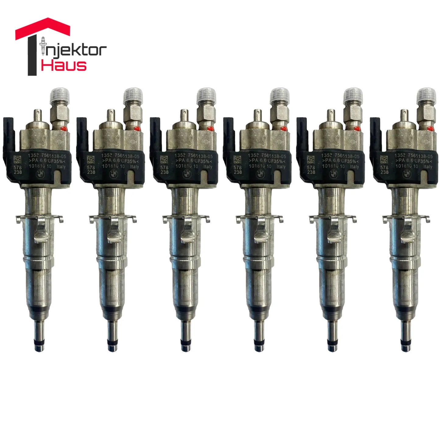 6x Einspritzdüse VDO 13537589048 13537565138-01 N43 N53 BMW Benzin