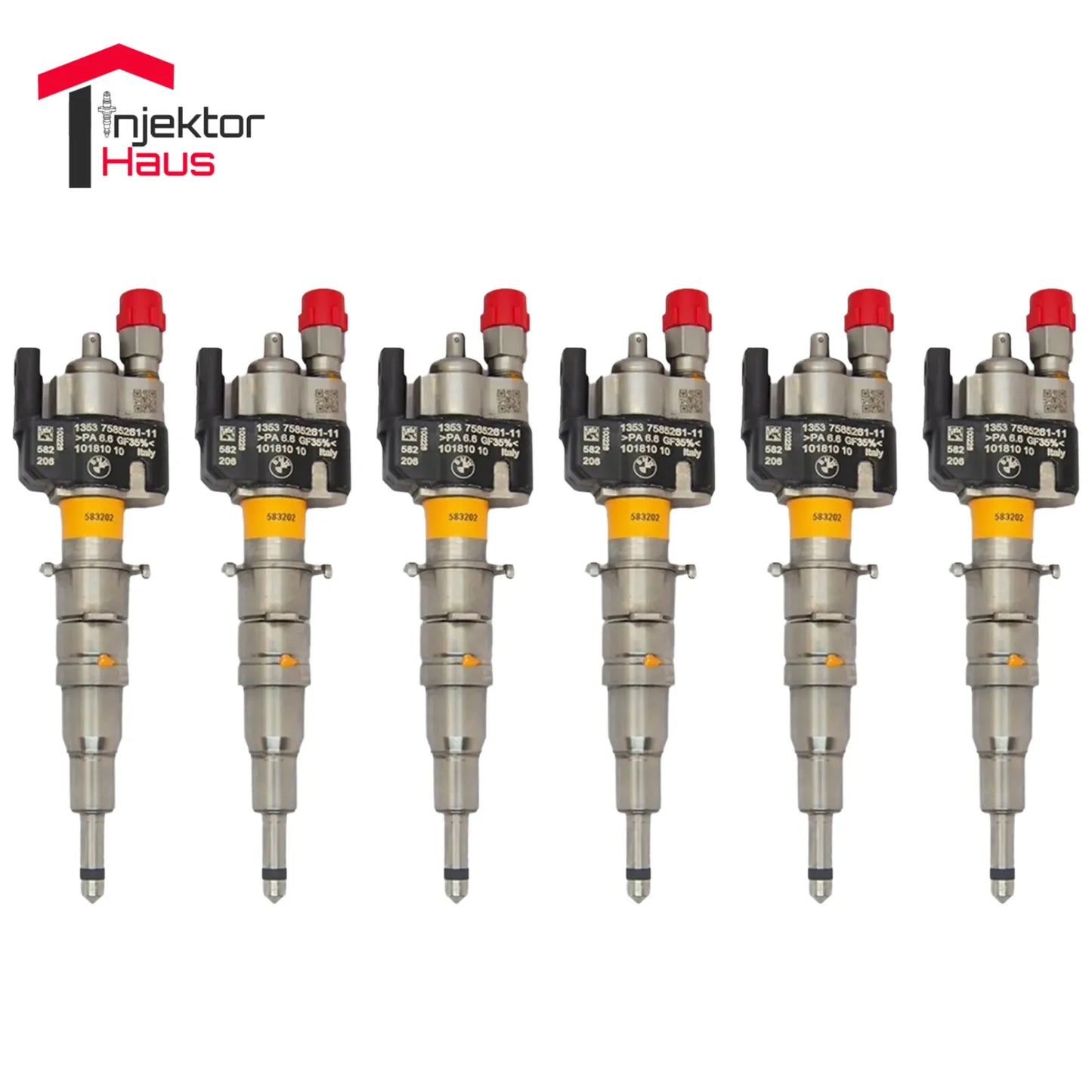 6x Einspritzdüse VDO 13537589048 13537585261-11 N43 N53 BMW Benzin