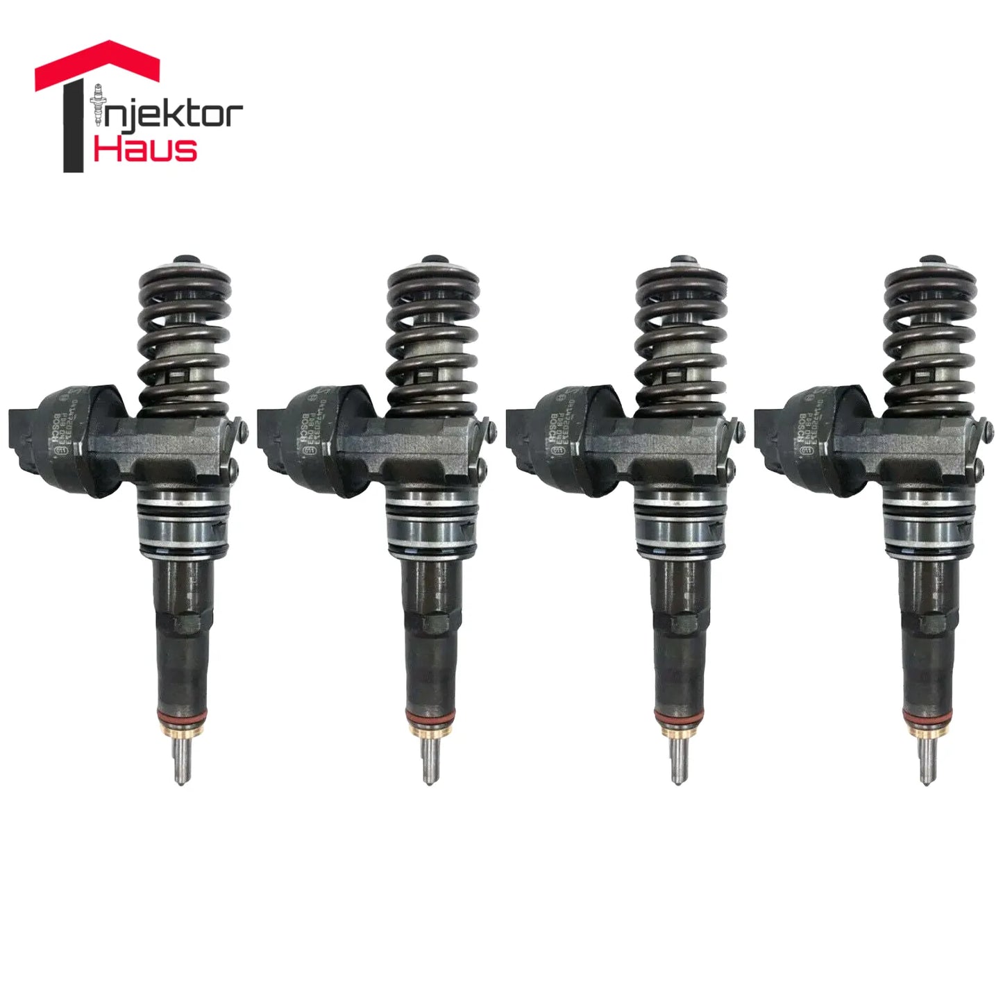 4x VW 1.9 TDI Bosch Einspritzdüse 0414720215 - Original Pumpedüse für Golf, Passat, A3, Leon