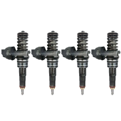 4x VW 1.9 TDI Bosch Einspritzdüse 0414720215 - Original Pumpedüse für Golf, Passat, A3, Leon