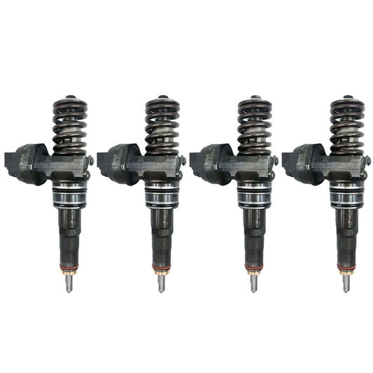 4x VW 1.9 TDI Bosch Einspritzdüse 0414720215 - Original Pumpedüse für Golf, Passat, A3, Leon