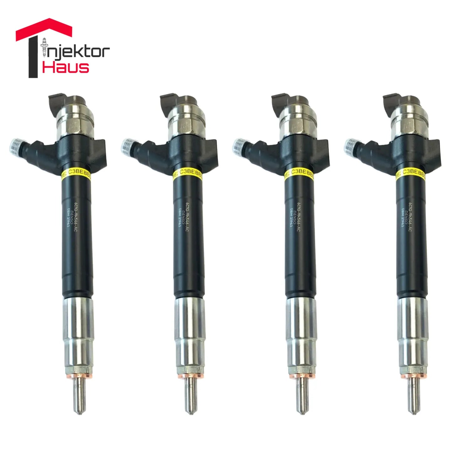4x Denso Injektor Ford Transit 2.2 TDCi Peugeot Boxer 6C1Q-9K546-AC