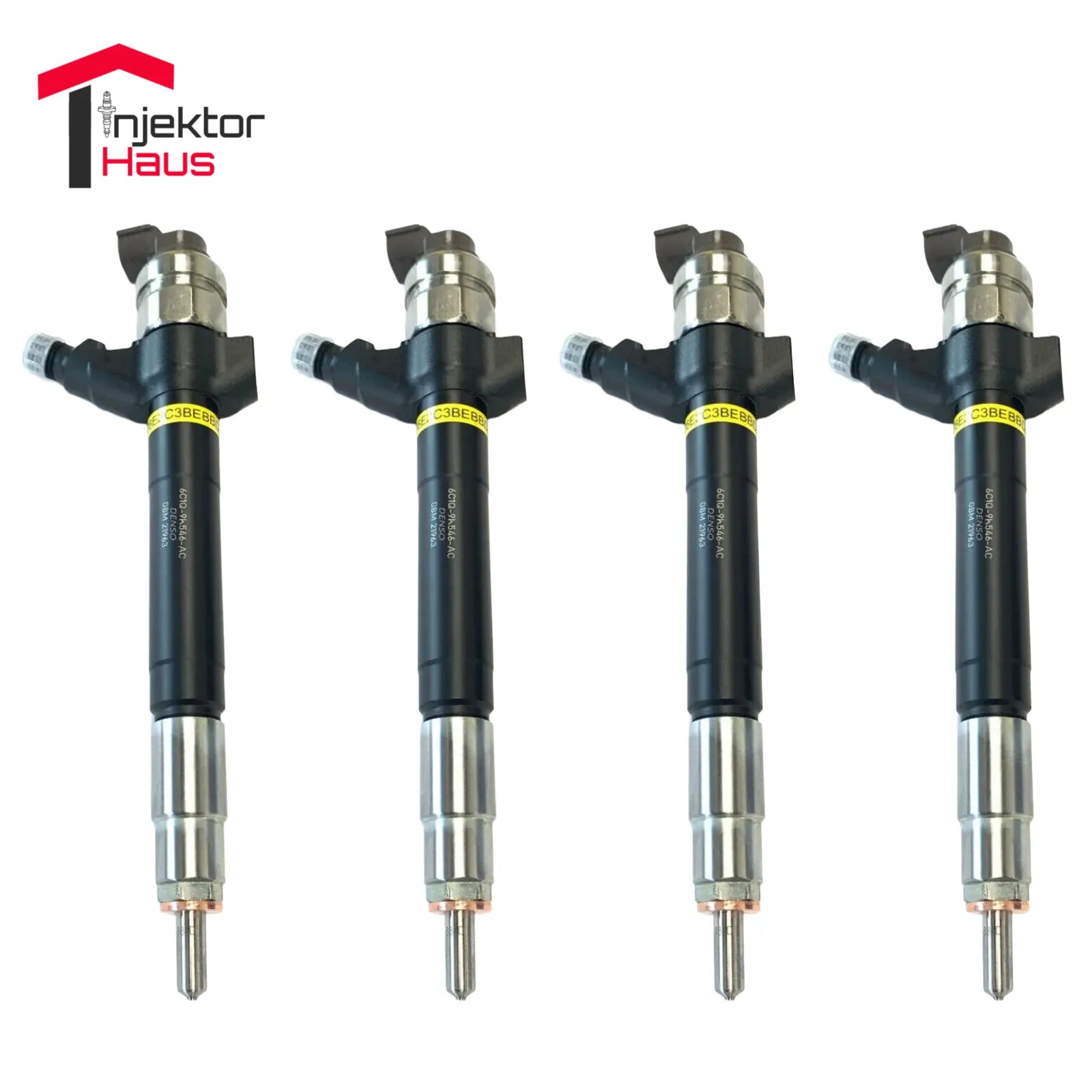 4x Denso Injektor Ford Transit 2.2 TDCi Peugeot Boxer 6C1Q-9K546-AC